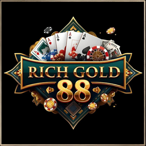 Banner showing the RichGold88 app download options for Android and iOS